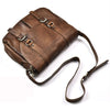 New Fashion Genuine Leather Shoulder Bag men Leather Messenger Bag Men Crossbody Bag Male Casual Sling Bag Leisure Vintage Brown