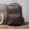 Retro Crazy Horse Leather Backpack, Men's Leather Backpack, Handmade Large Capacity Computer Bag